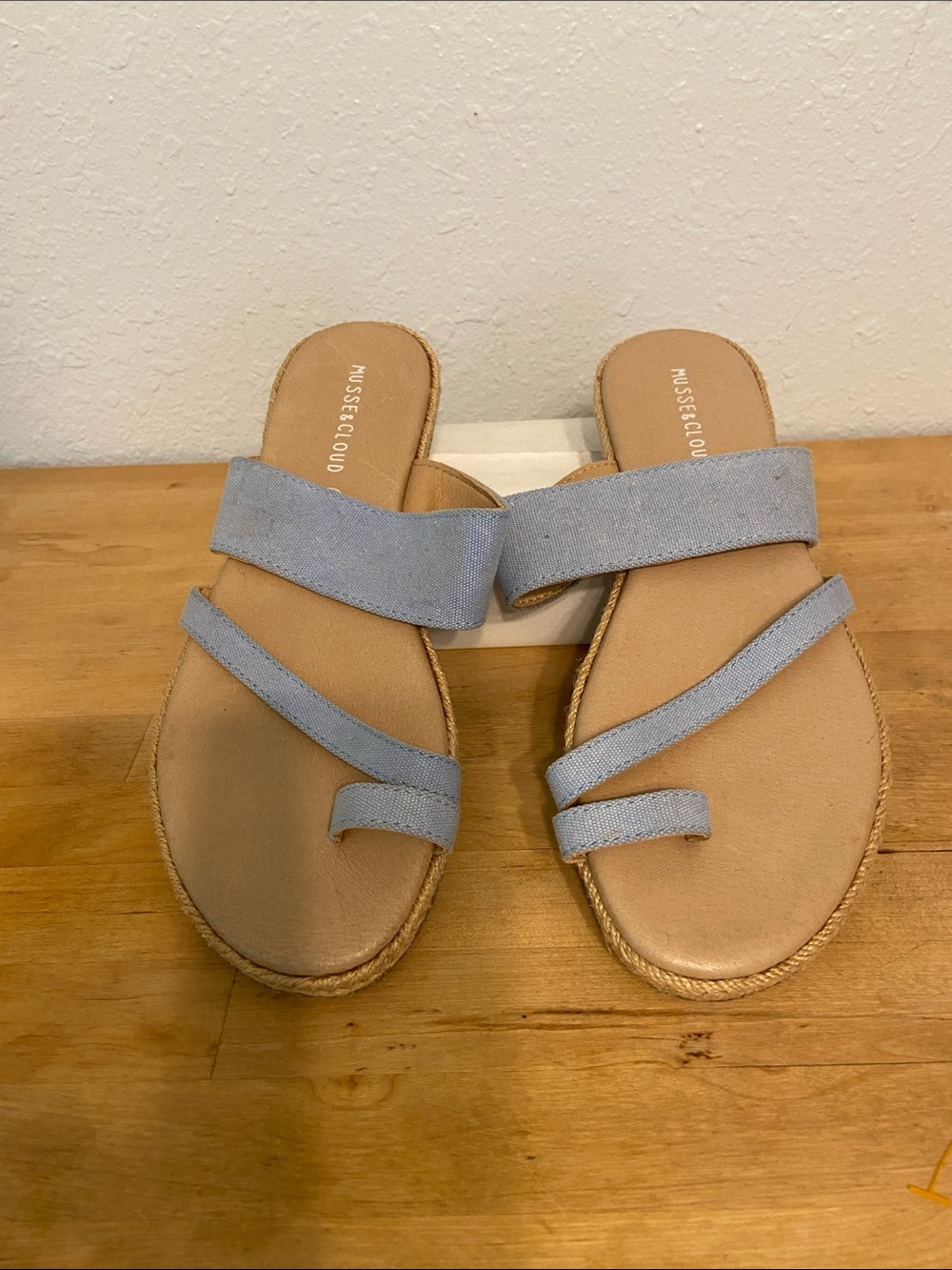 Musse & Cloud Light Blue Zubeach Sandals Size EU 41 US10-10.5